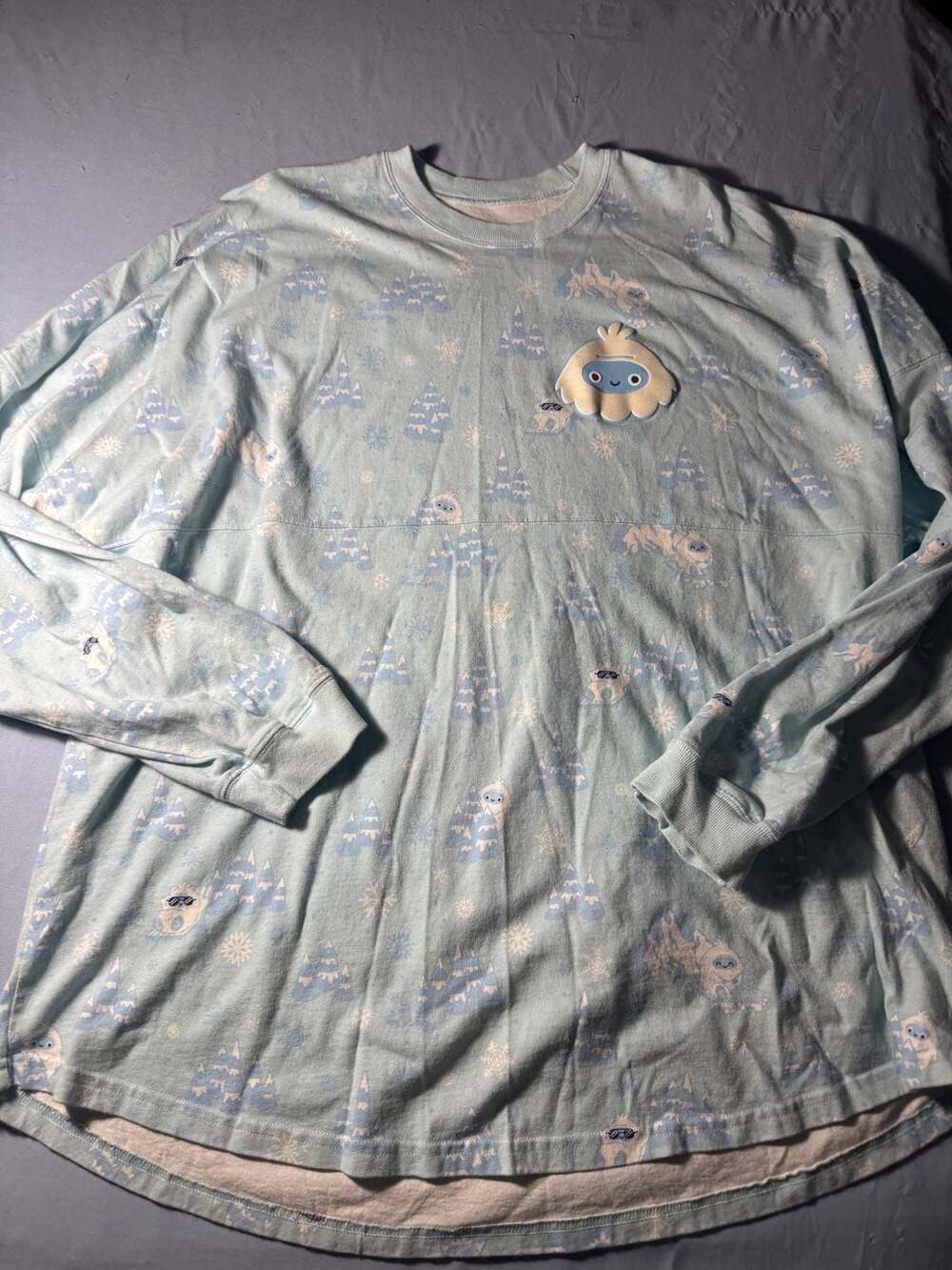Disney Spirit Jersey Size XXL Yeti Winter Pattern Shirt